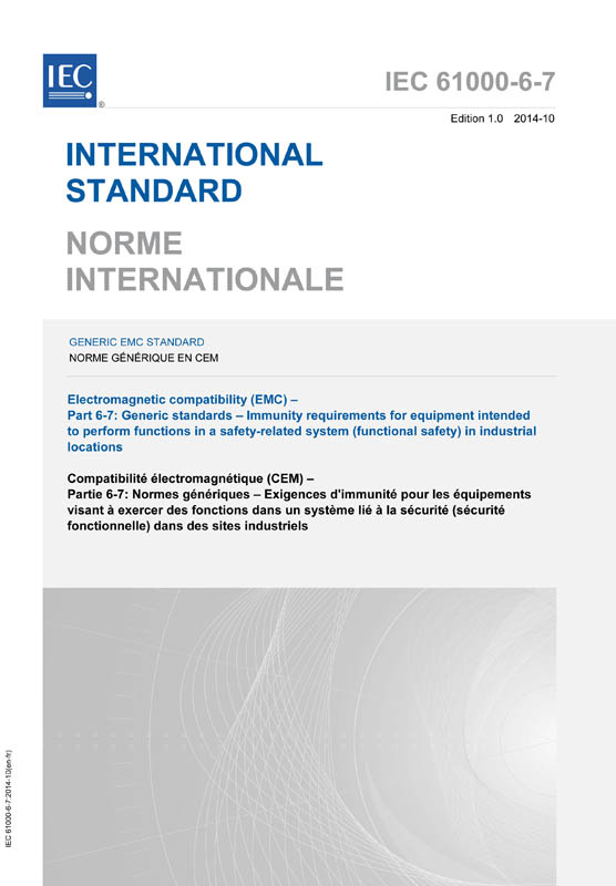 Cover IEC 61000-6-7:2014